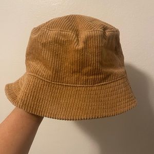 Urban Outfitters Tan Corduroy Bucket Hat -